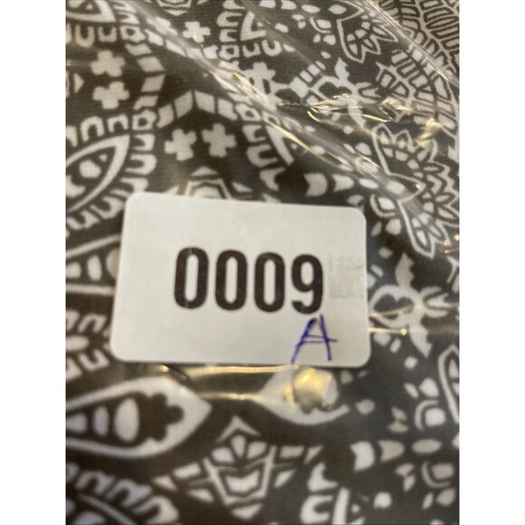 Attitudes Renee 2XP Brown White Floral Geometric Wide Leg Pants Tropical Resort - Picture 7 of 7